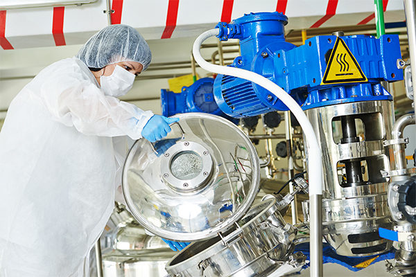 Picture of a scientist in a lab